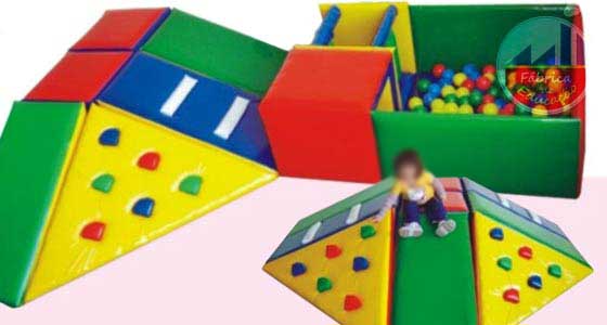 Playground infantil espumado